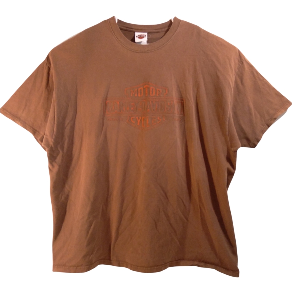 Harley Davidson vintage Shirt Mens 3XL XXXL made in USA jackson hole Wyoming